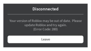 How To Fix Roblox Error Code 280 Viraltalky - roblox version is out of date error