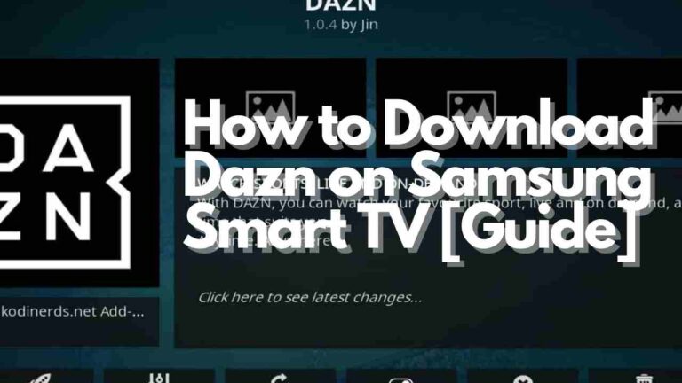 How to Download Dazn on Samsung Smart TV [Guide]