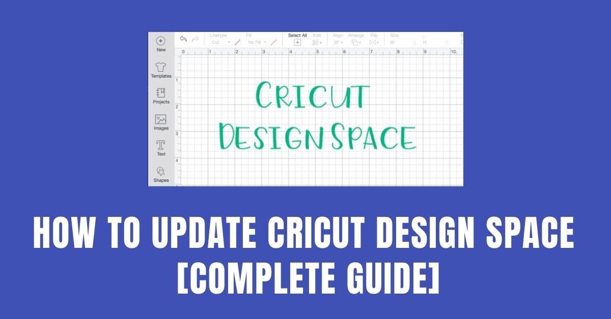 How to Update Cricut Design Space