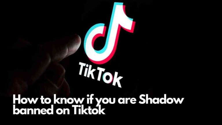 How to know if you are Shadow banned on Tiktok?