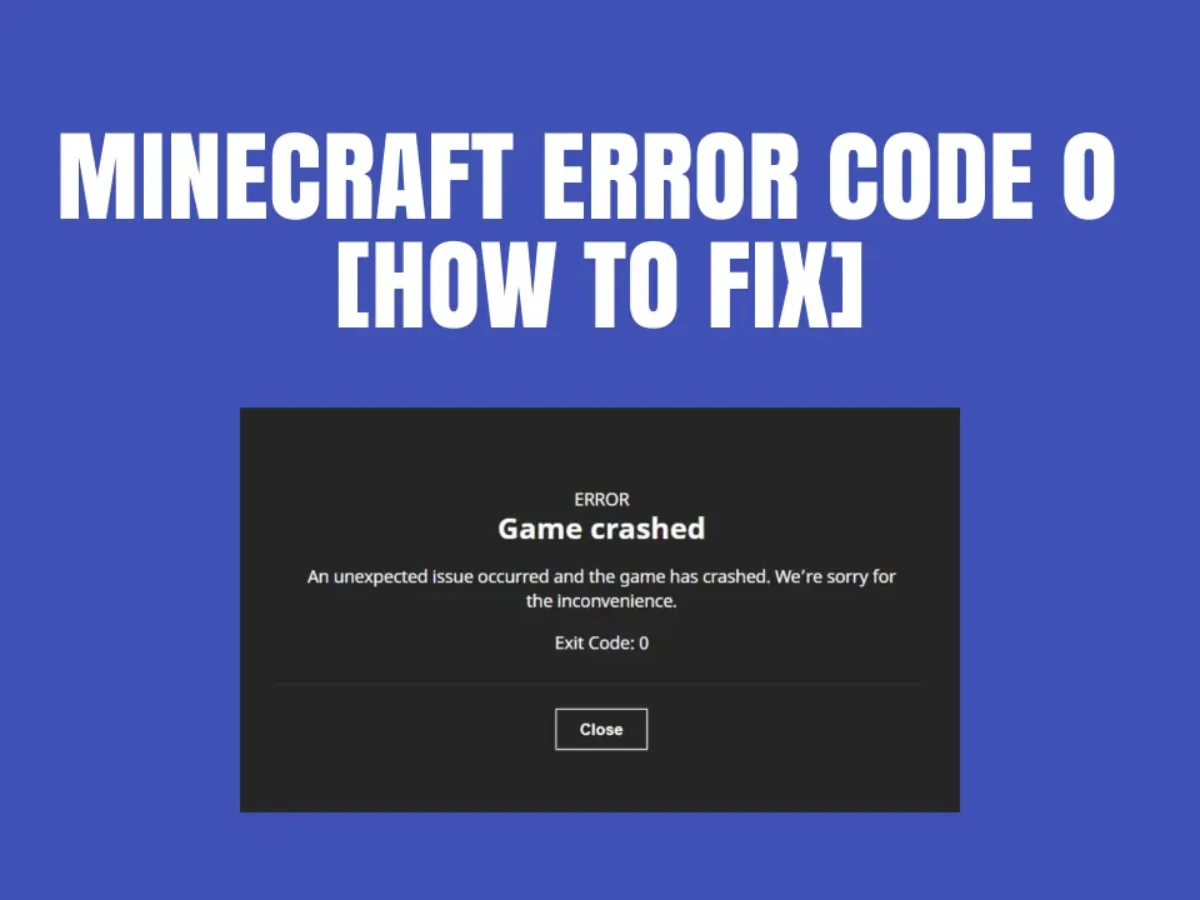 Minecraft Error Code 0 Runtime Error Fix Viraltalky