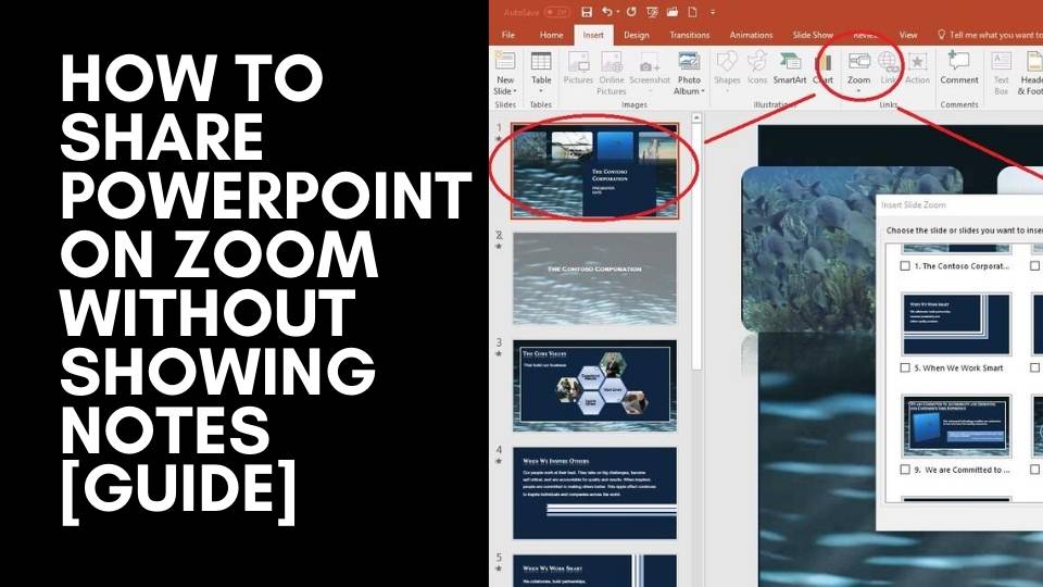 How to Share PowerPoint on Zoom Without Showing Notes