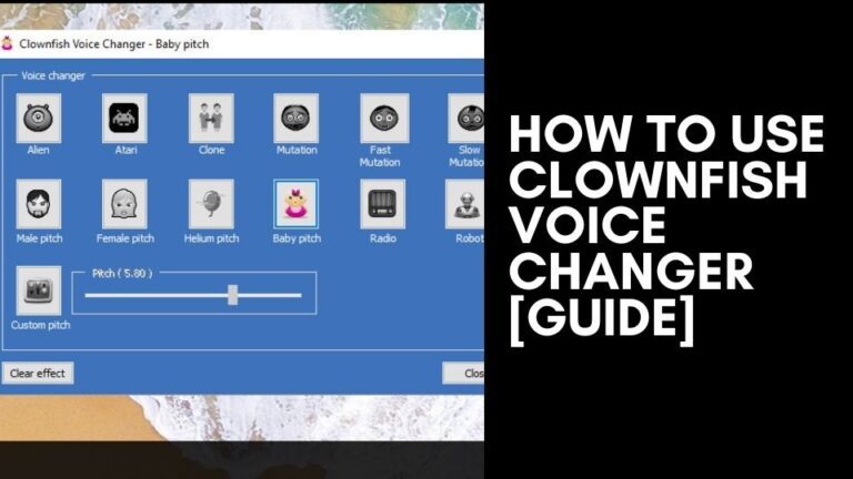 How to Use Clownfish Voice Changer
