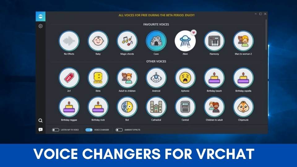 Voice Changers for VRChat