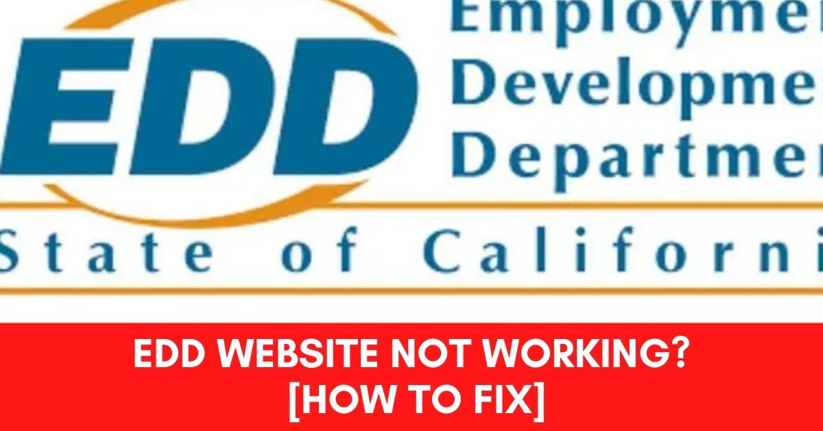 Edd Website Not Working fix