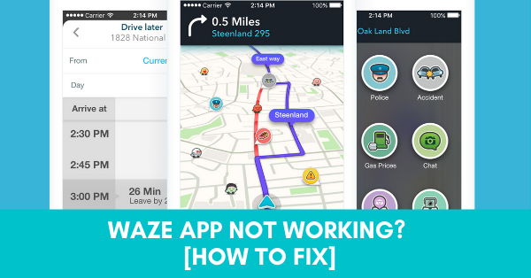 Waze App Not Working fix
