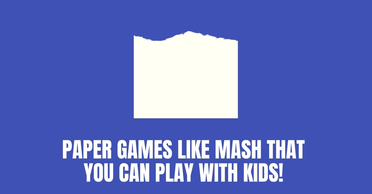 other paper games like mash
