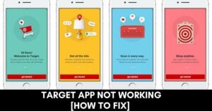 target app not working fix