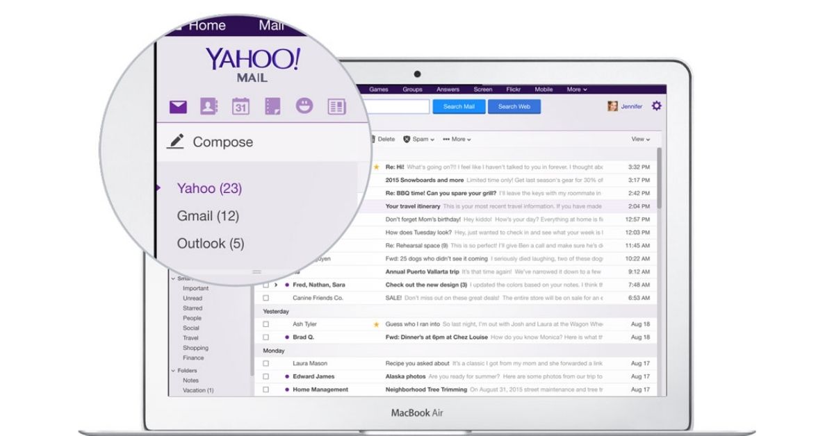 Ymail vs Yahoo