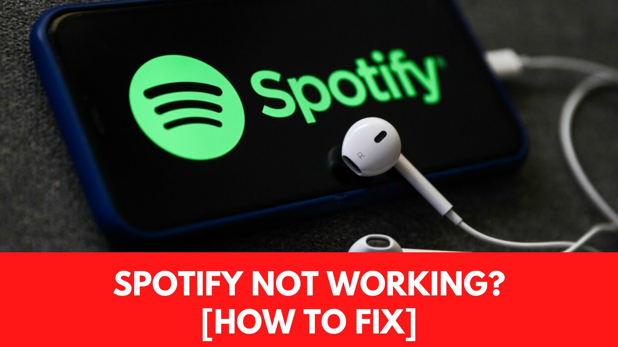spotify not working fix