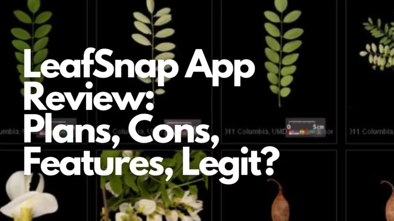 LeafSnap App Review: Plans, Cons, Features, Legit? [2022]
