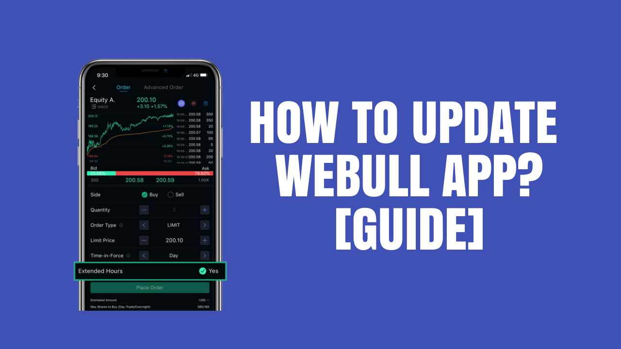 How to Update Webull App guide