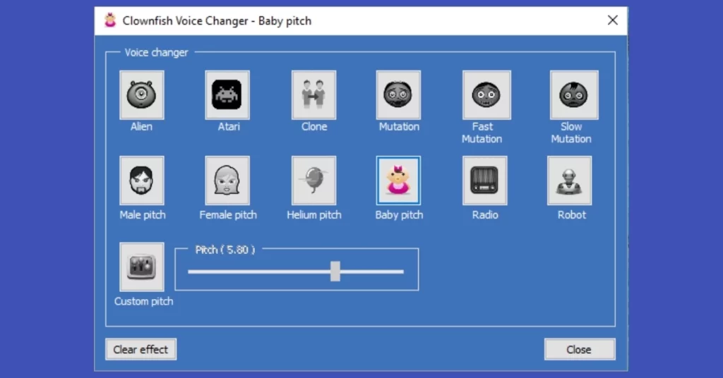 clownfish voice changer for roblox