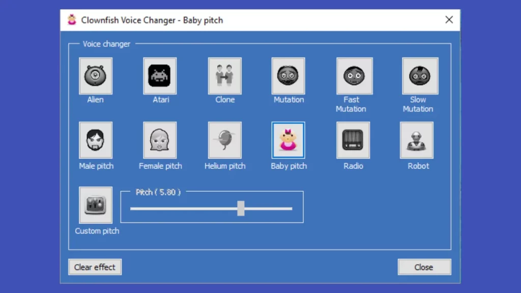 clownfish voice changer for microsoft teams