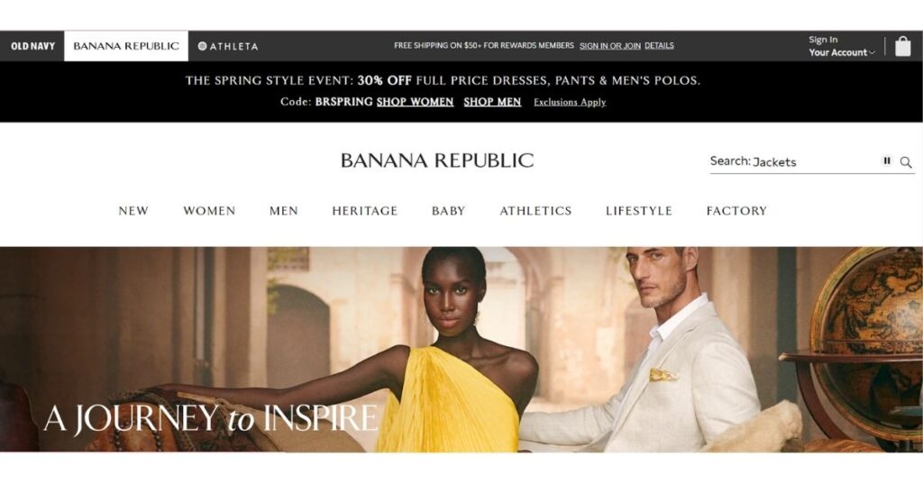 Banana Republic Stores like Bershka