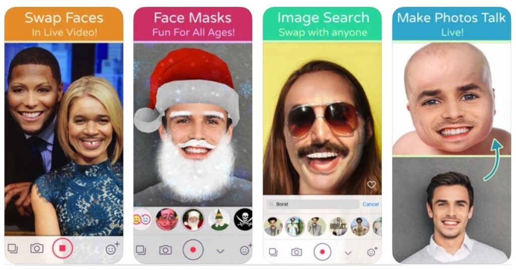 Face Swap Live apps like reface