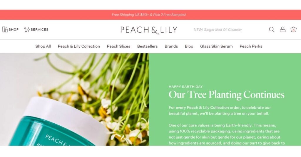 Peach and Lily Stores like Sally Beauty