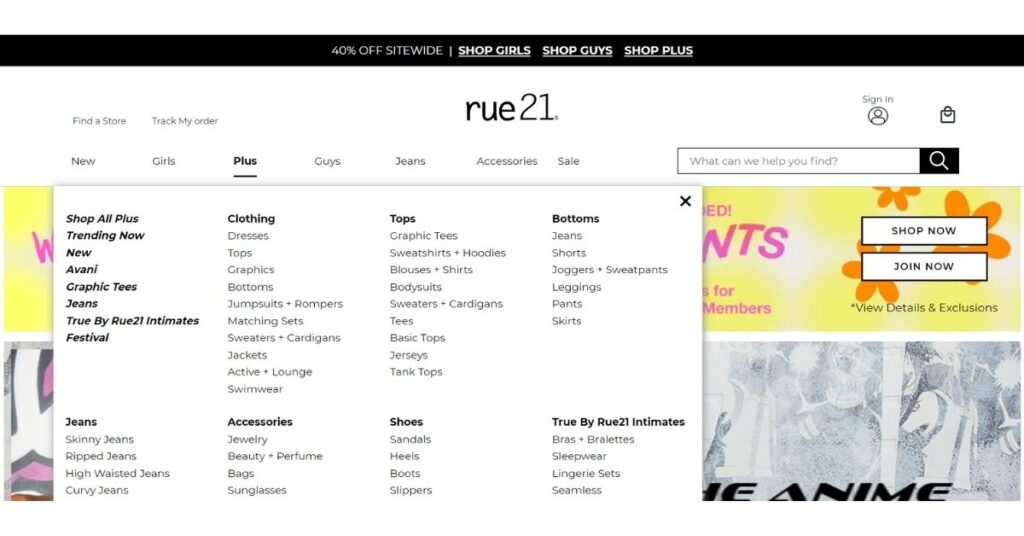 Rue21 Stores like Maurices