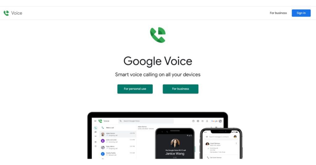 Google Voice app