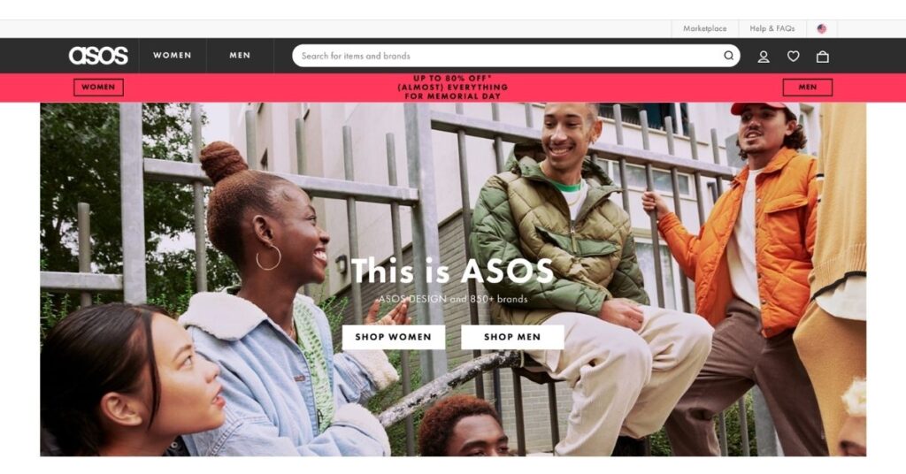 ASOS store