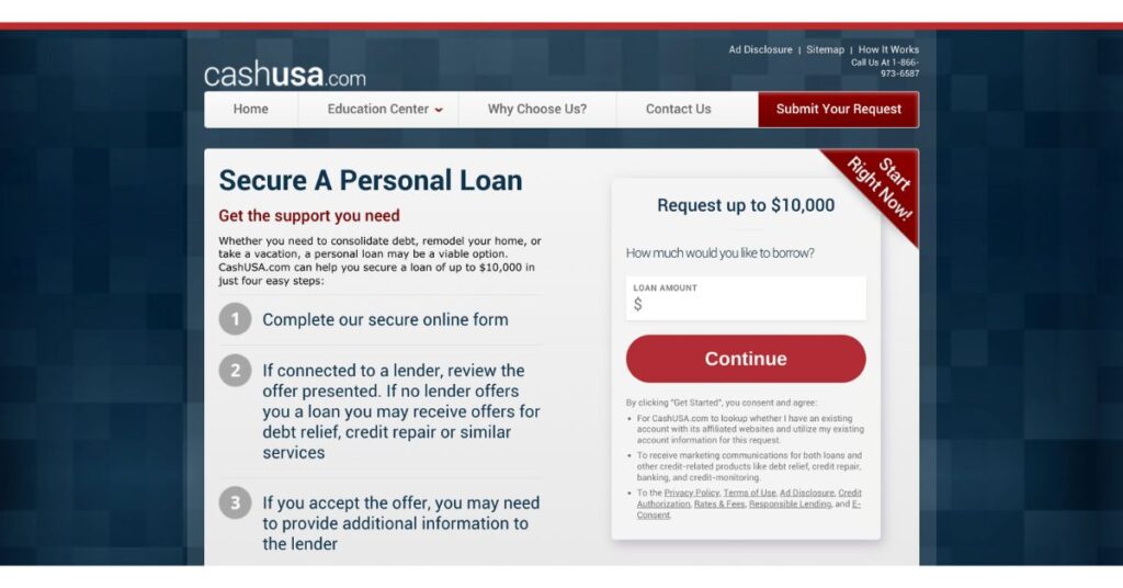 CashUSA online personal loan
