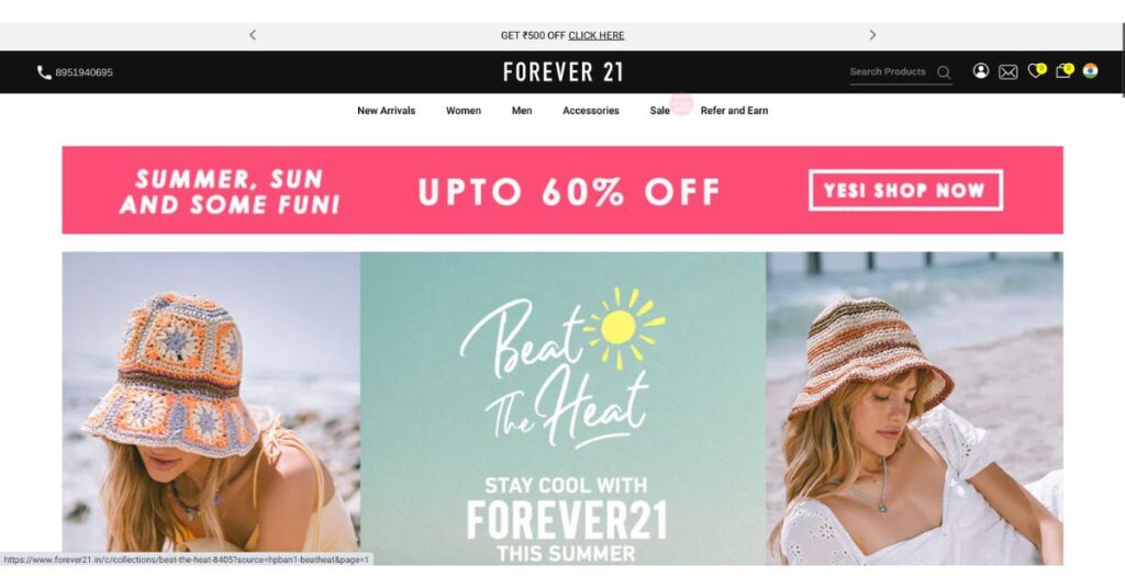 best online clothing store Forever 21