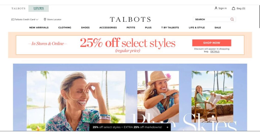 Talbots stores online clothing best store