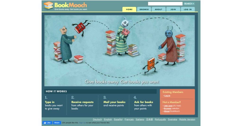 BookMooch bookstore