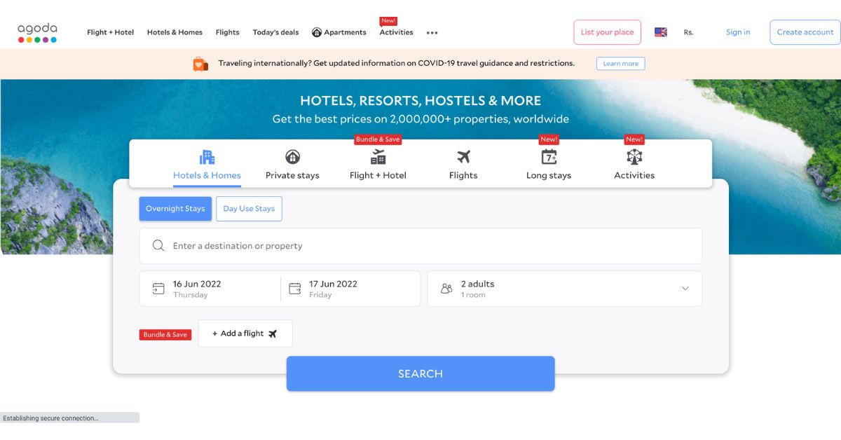 risk free booking agoda meaning