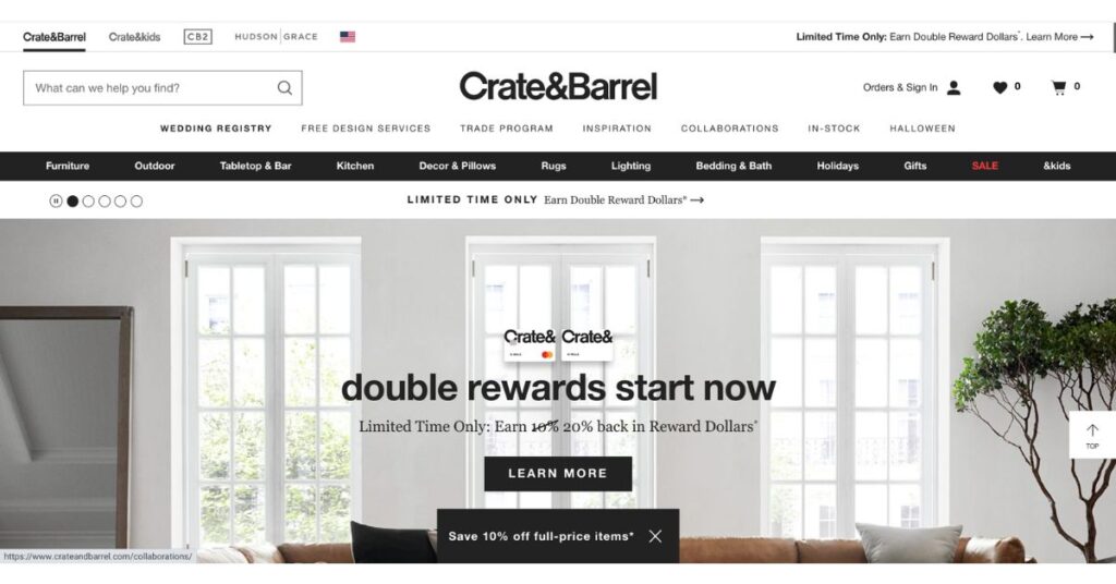 Crate and Barrel