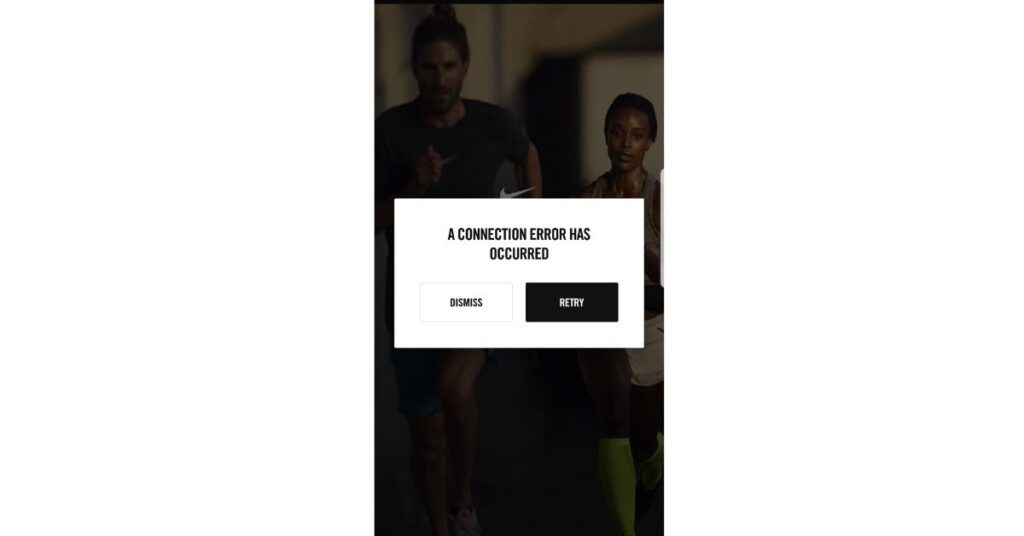 Nike Run Club Connection Error 
