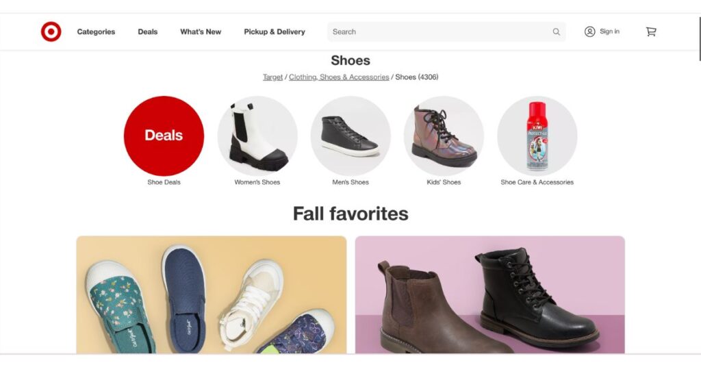 Target Shoes Store