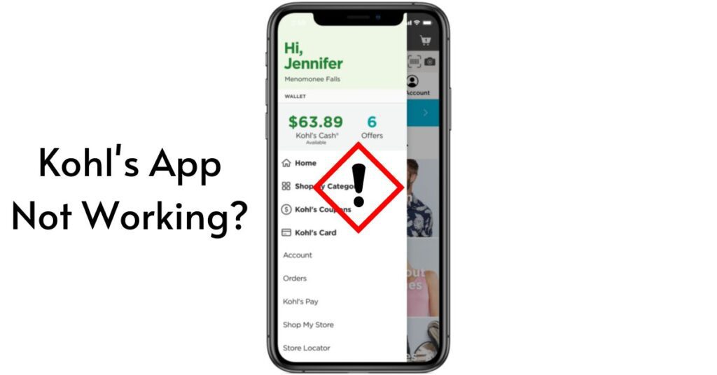 Kohl's App Not Working