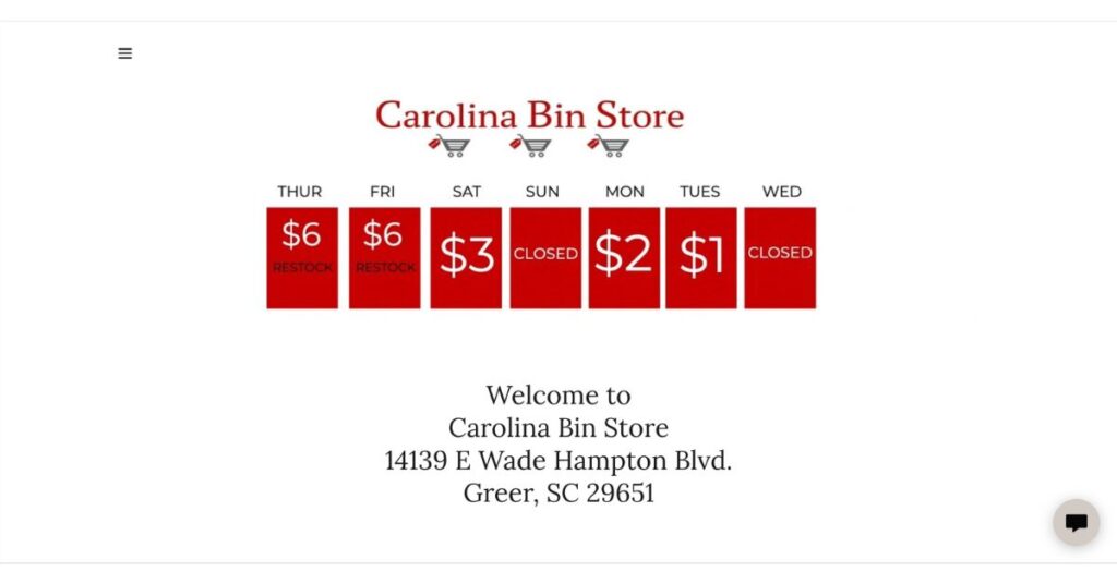 Carolina Bin Store