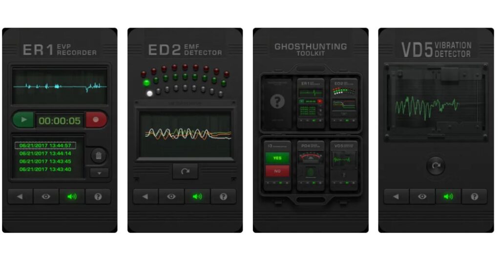 Ghost hunting Toolkit App