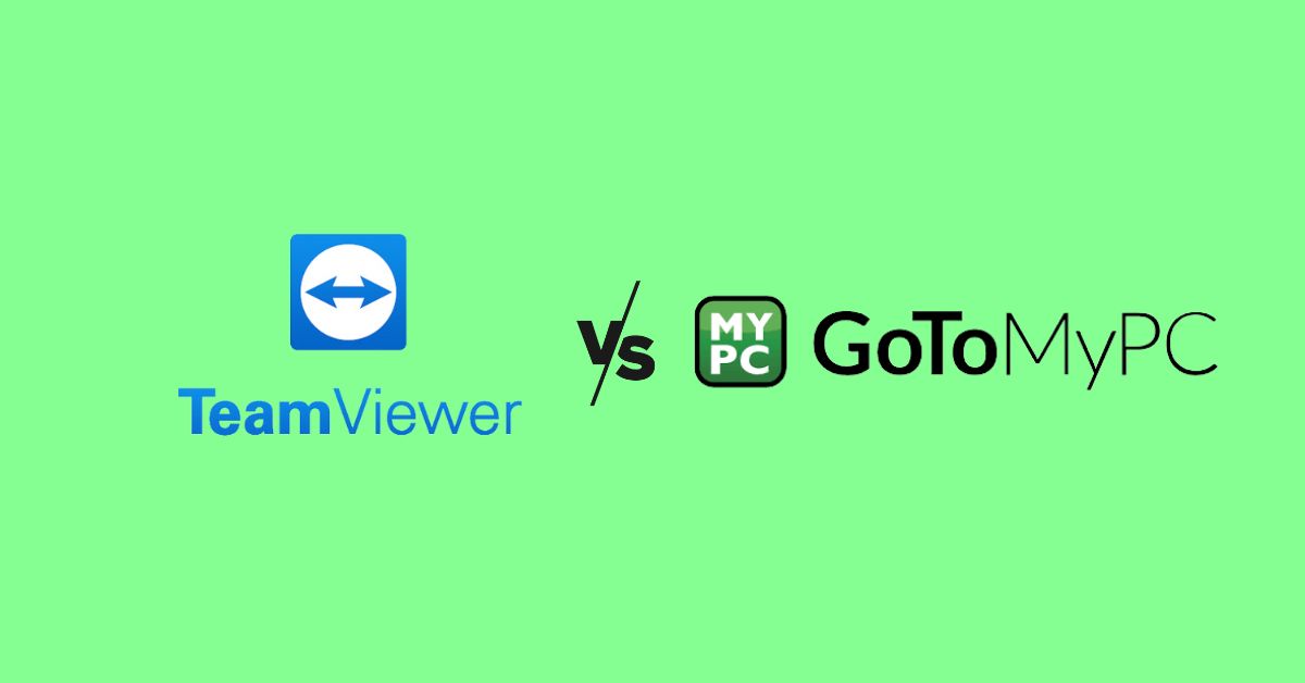 TeamViewer vs GoToMyPC