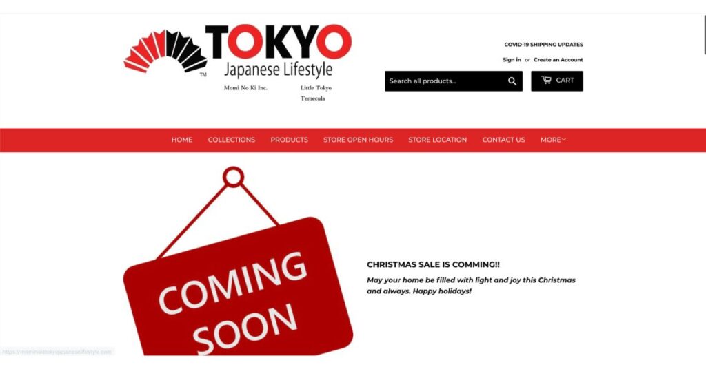 Tokyo Japanese lifestyle Store