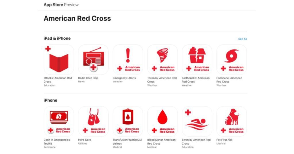 The American Red Cross Apps