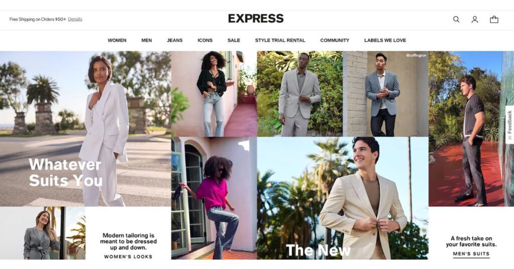 Express Men's & Women's Clothing