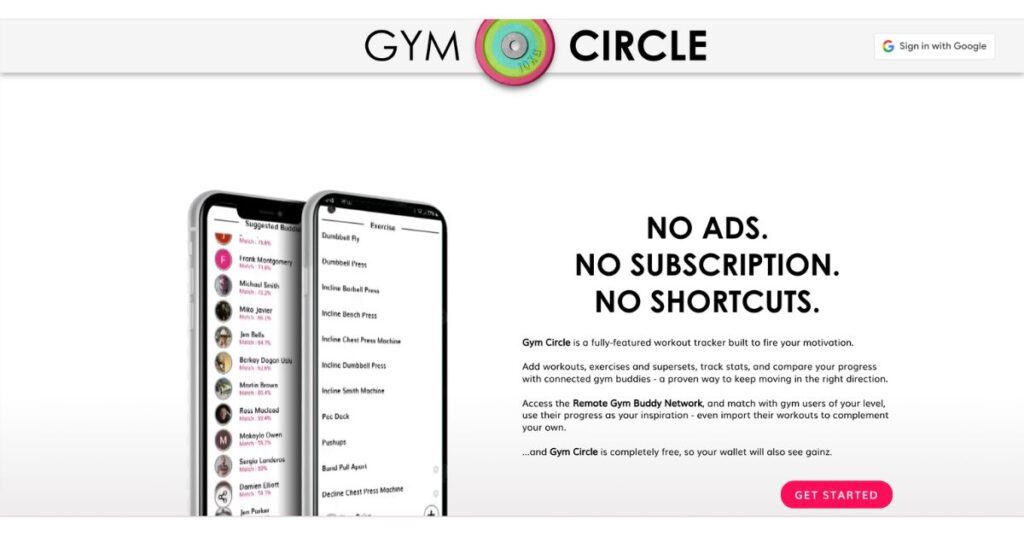 Gym Circle : Free Connected Workout Tracker