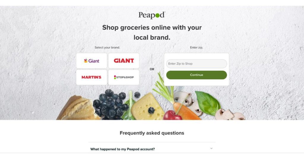 Peapod online grocery delivery