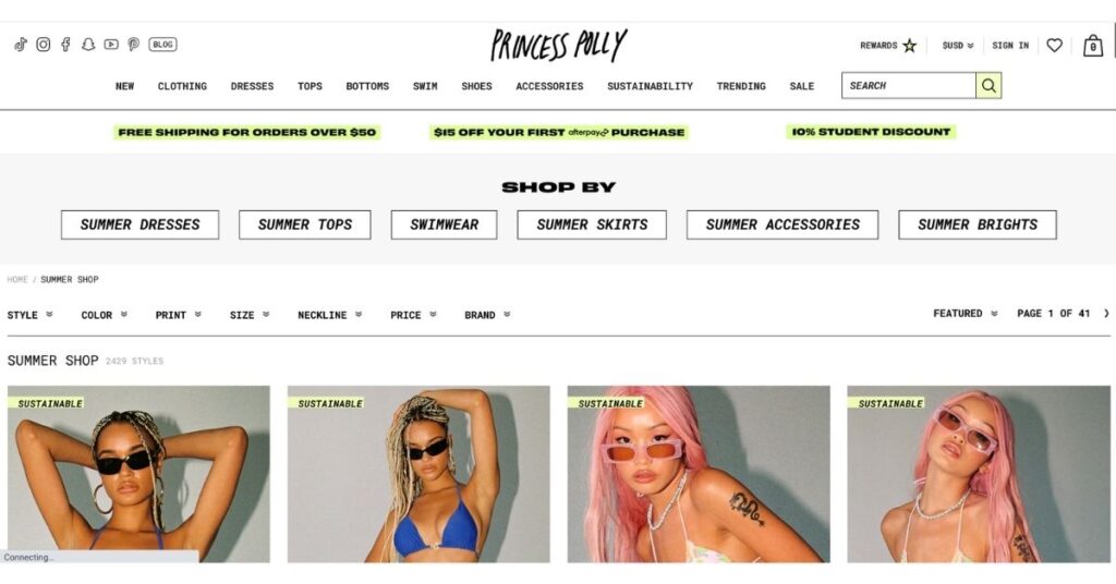Princess Polly USA Shop Women's Clothing & Fashion Online