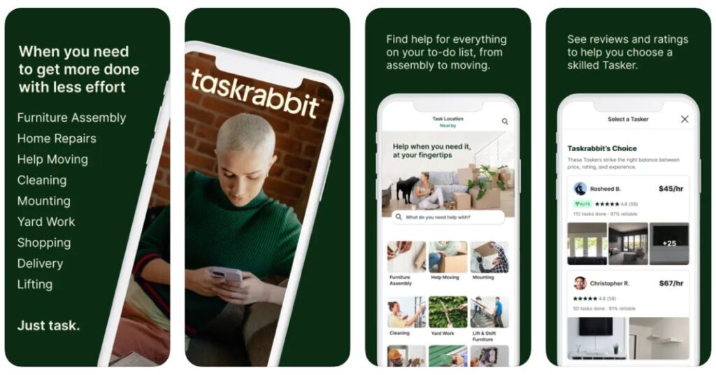 TaskRabbit Apps like AirTasker