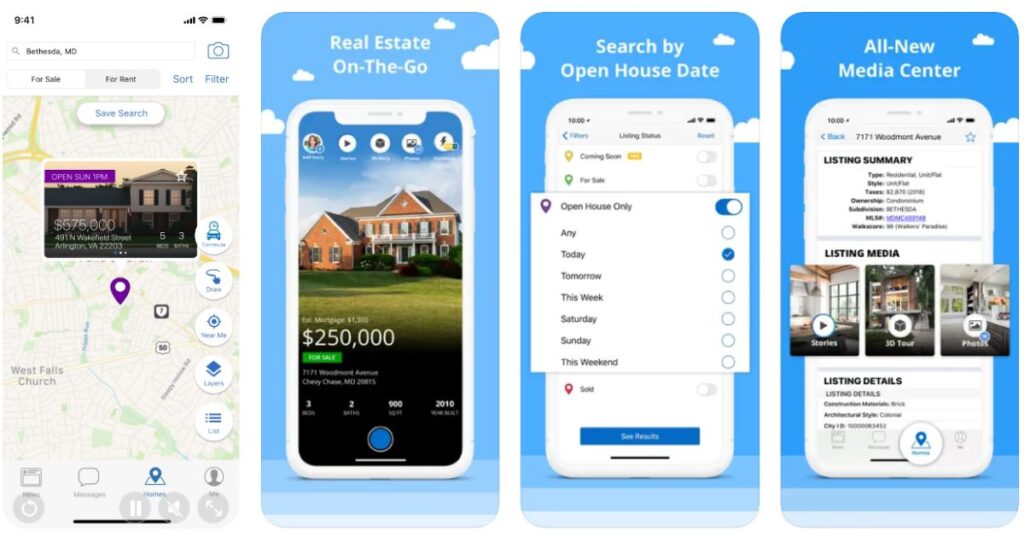 Homesnap real estate search portal