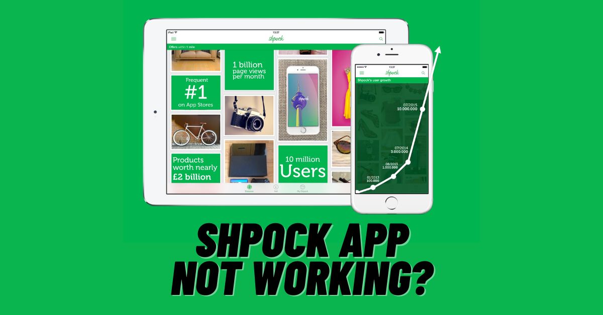 Shpock App Not Working