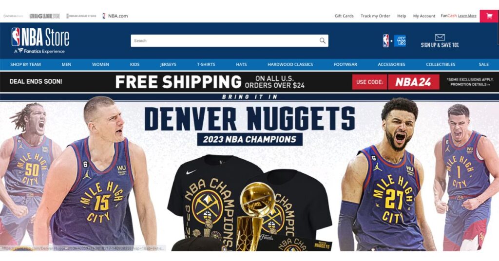 The NBA Store Brand