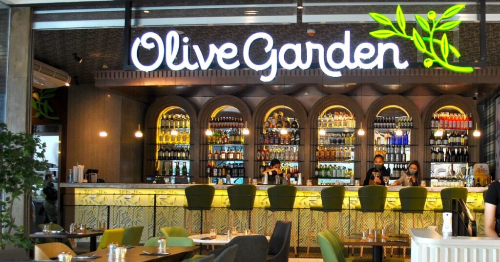 The Olive Garden restaurant