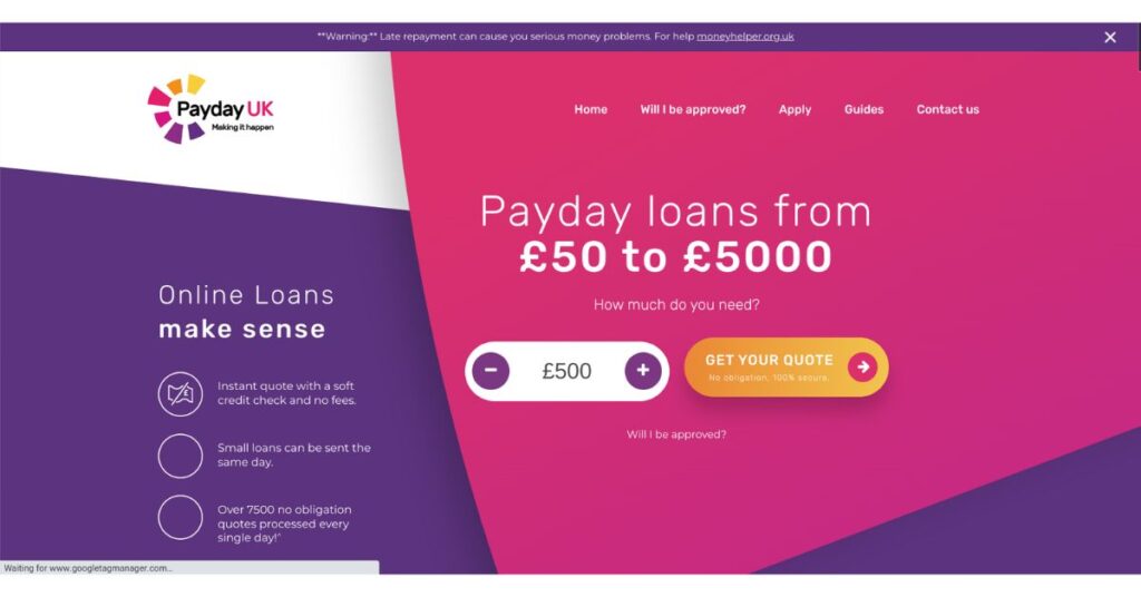 Payday UK loan