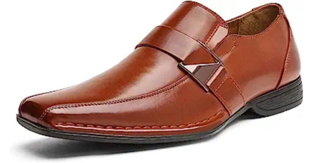 Bruno Marc Men’s Giorgio Leather Lined Dress Loafer