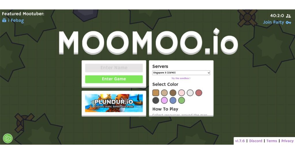 MooMoo.io Games Like Diep.io